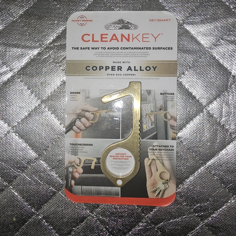 CLEANKEY Key|Smart Opens Doors Push Buttons Touchscreens Flush Toilet No Germs