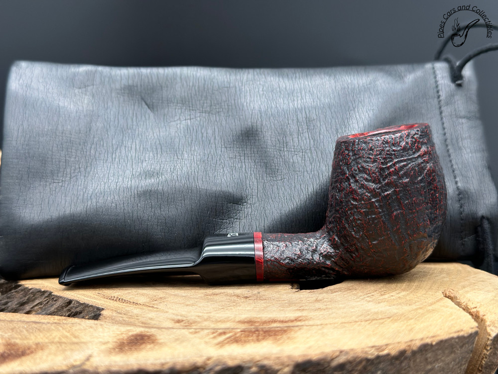 Bjarne Handmade In Denmark Sandblasted Smoking Pipe