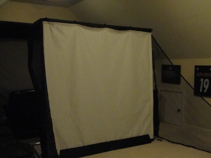 Ultimate Golf Net Frame with Ball Return 93 x 89 WITH SCREEN**NET RETURN*