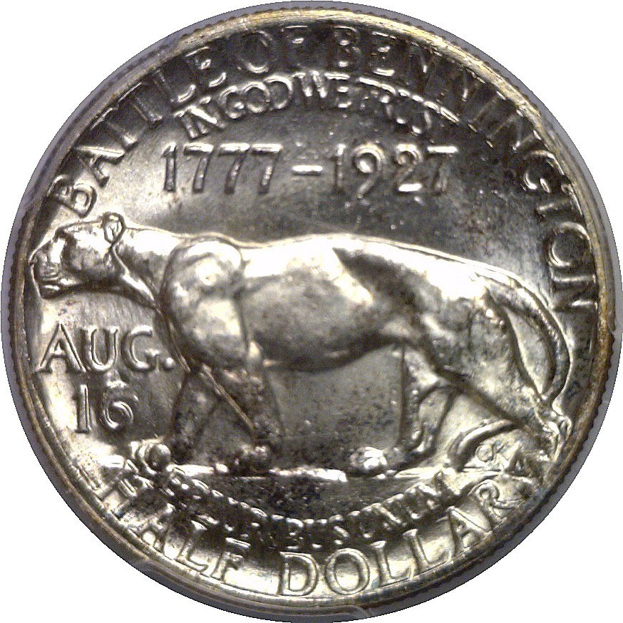 1927 Vermont Commemorative Half Dollar PCGS MS-65