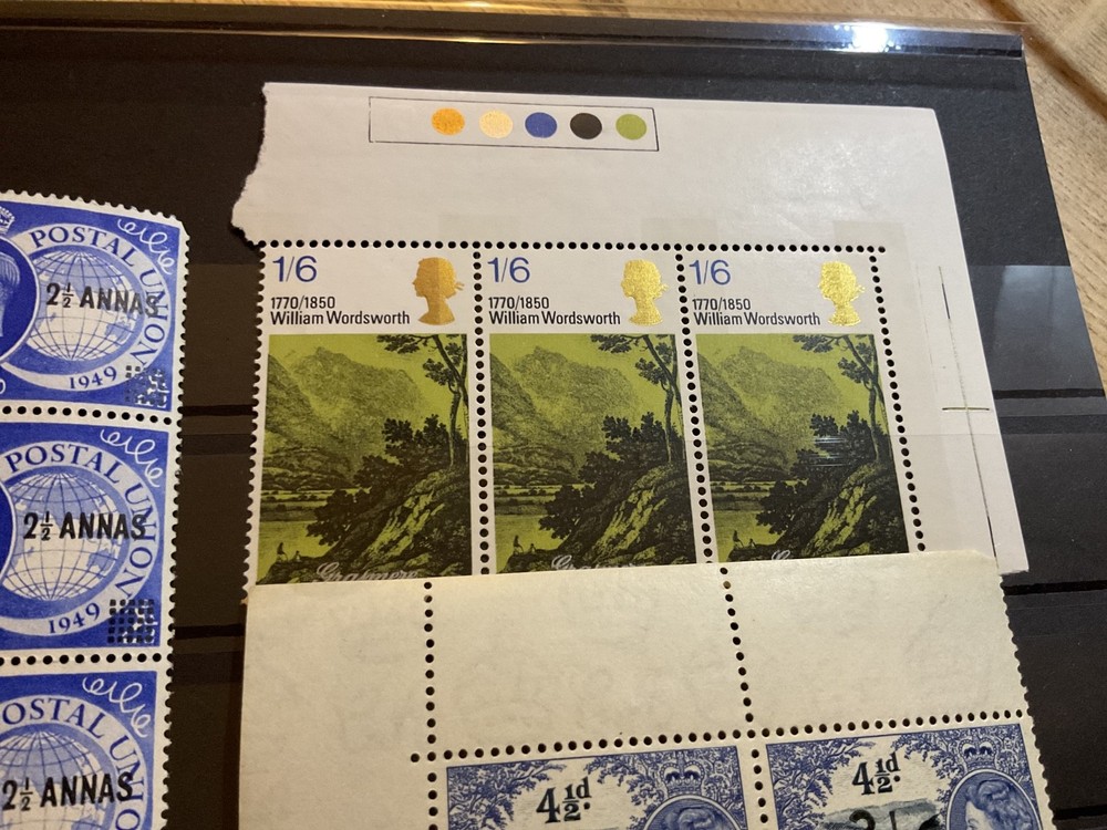 Bahrain Basutoland & GB mint never hinged blocks stamps B2506