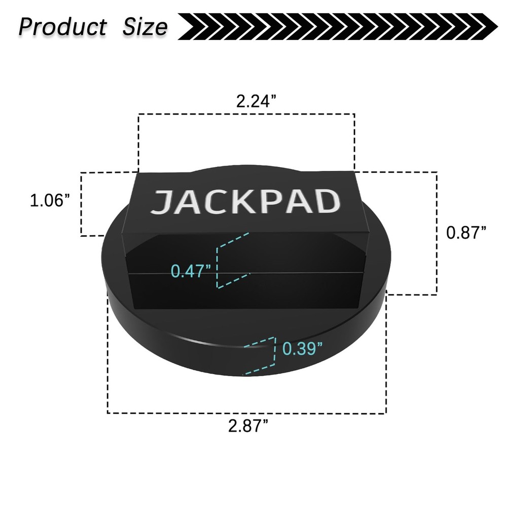 Jack Pad Adapter Aluminium Replacement For BMW 135 335 E82 E46 E90 2 Pack