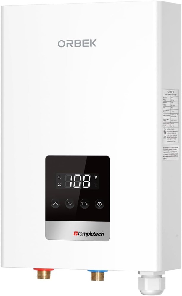 Tankless Water Heater Electric ORBEK On Demand Instant Hot Water - 11KW 240V