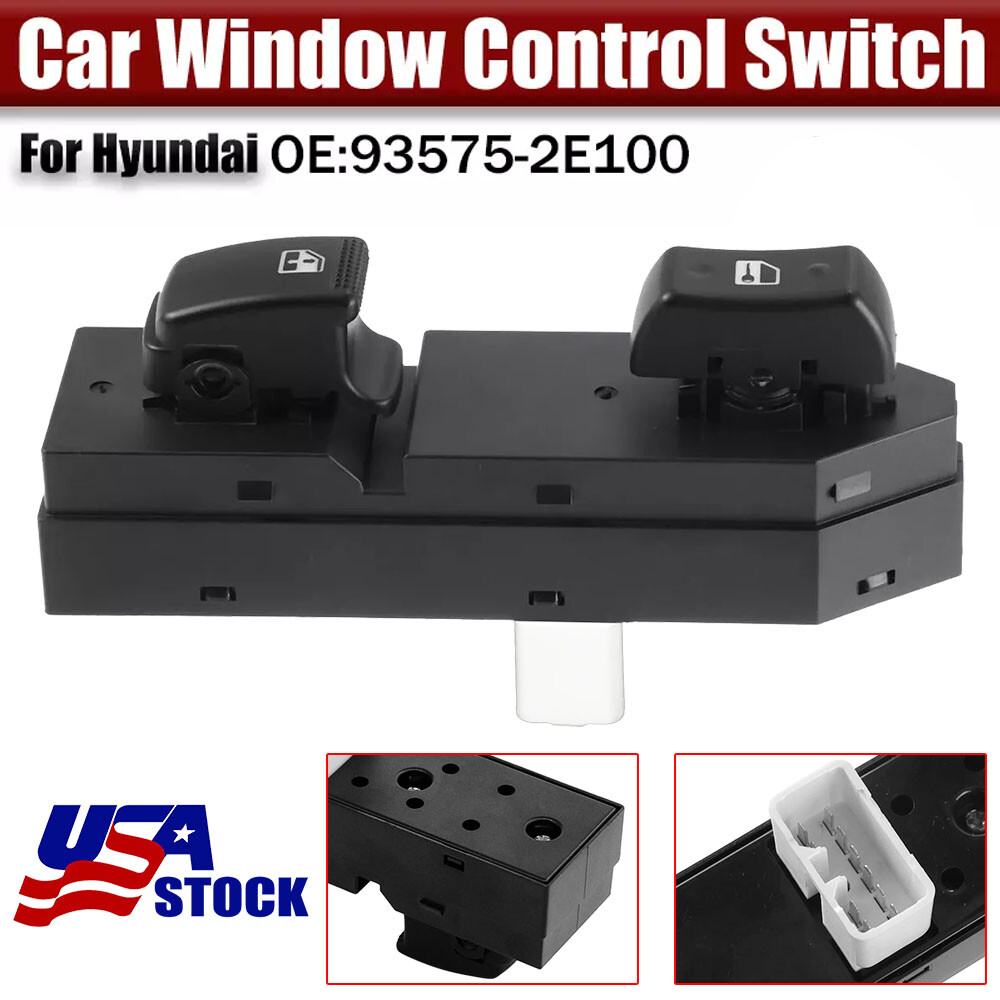 Power Window Switch 935752E100, Front Right Passenger Side Control 93575-2E100