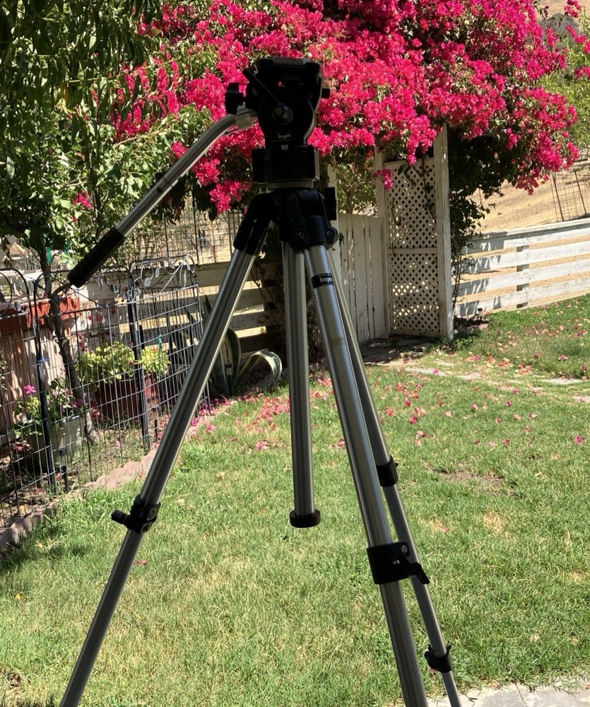 Bogen 3011 Camera Tripod Heavy Duty Very Stable.