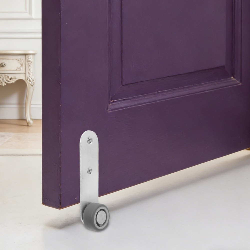 6 Pcs Sliding Wardrobe Door Wheels Heavy-duty Screen Rollers Support