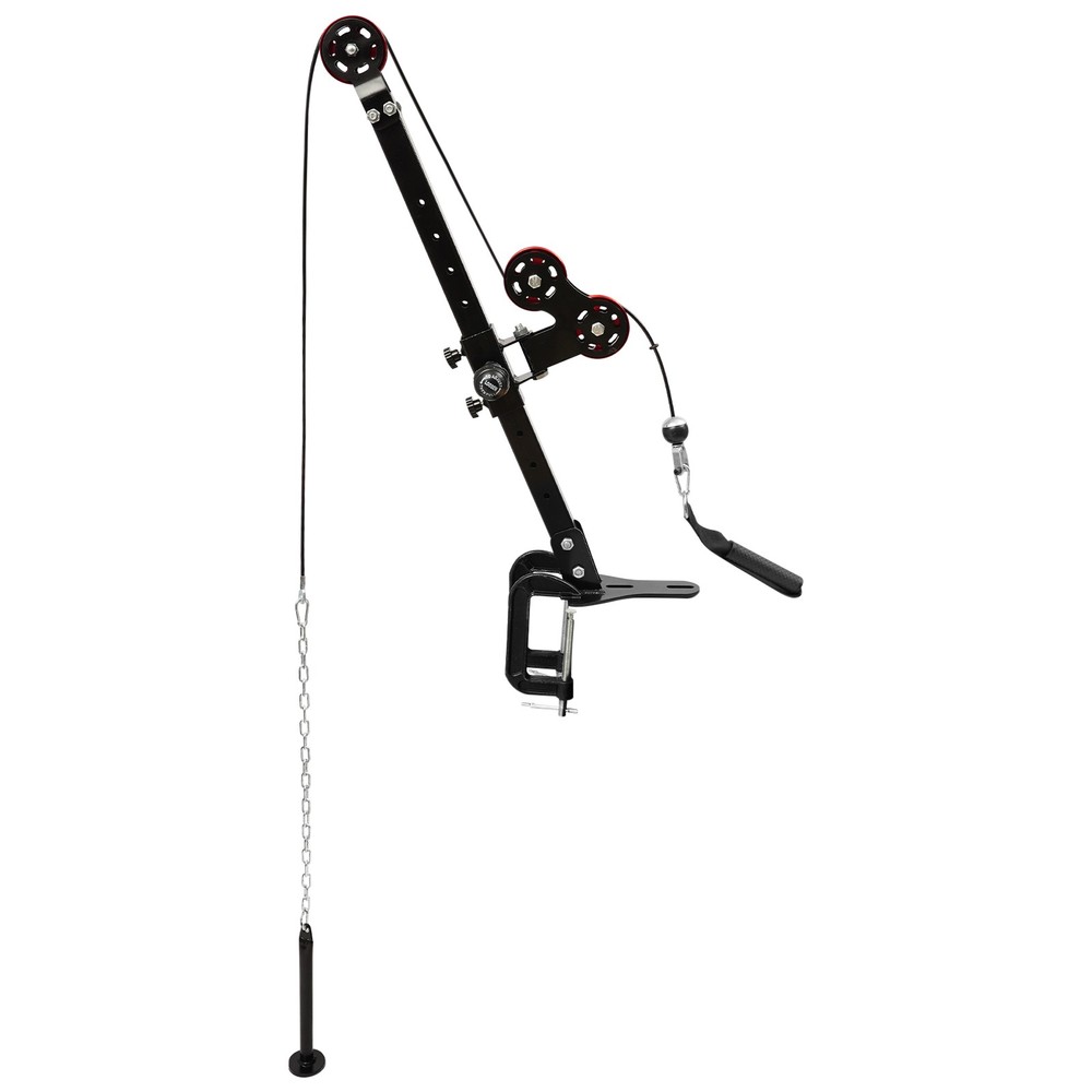 Arm Wrestling Training Table Pulley System Adjustable Gym Cable Forearm Exercise