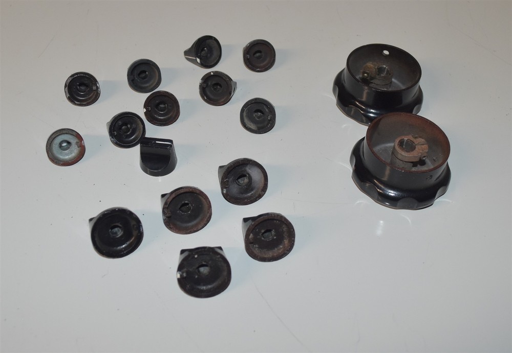 R-390A COMPLETE SET OF KNOBS!! RESTORED!