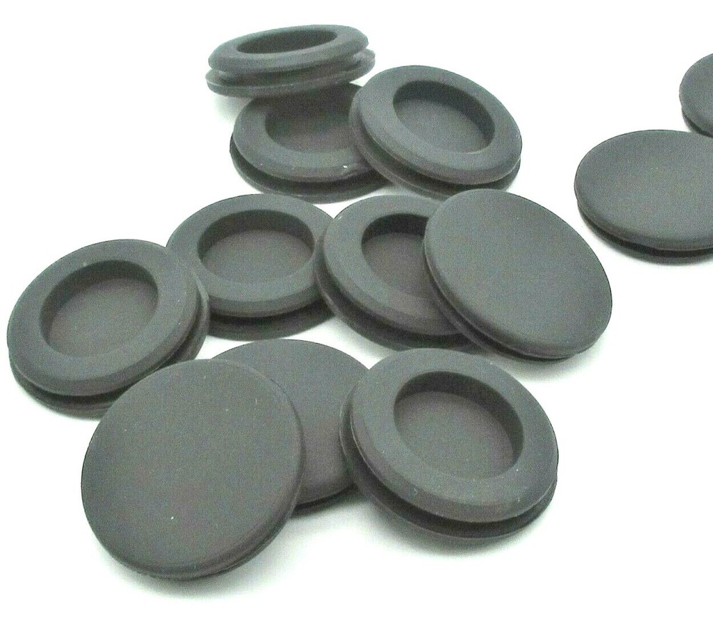 Solid Rubber Grommet Without Hole for 35mm Panel Hole 42mm OD Fits 3mm Panel