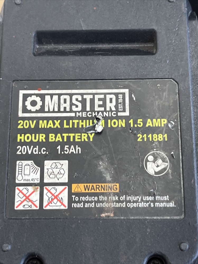 Master Mechanic 20V 3/8" Lithium-Ion