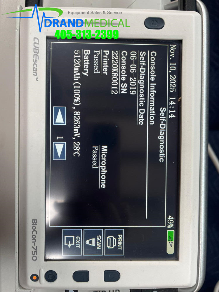 CubeScan BioCon-750 Bladder Scanner With Transducer