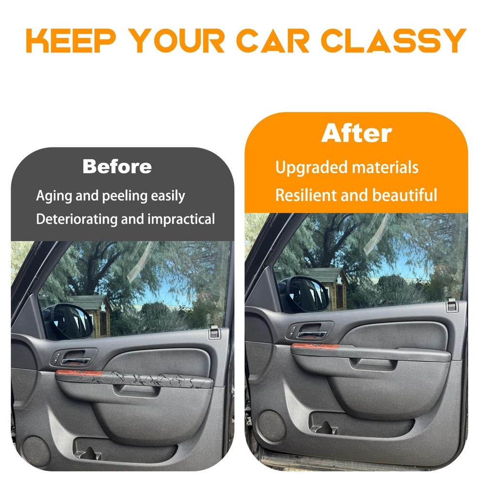 80994 Front Driver & Passenger Side Armrest & Side, Black