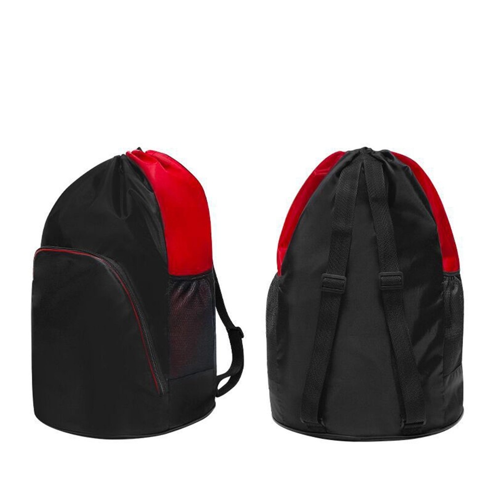 Taekwondo Backpack Drawstring Protective Gear Storage Bag with Mesh Pockets