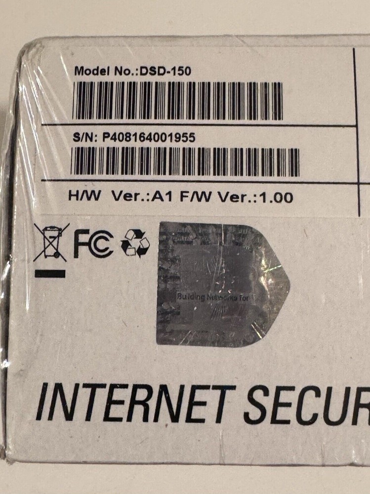 NEW D-LINK Internet Adapter DSD-150 Secure Spot Security Firewall