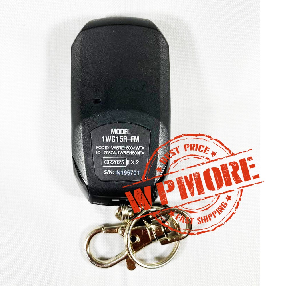 Compustar 1WG15R-FM 1Way 4-Button LED 3000-FT Water Resistant Replacement Remote