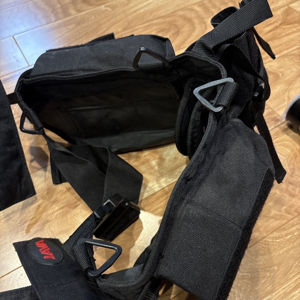 Java Paintball 5 Pod Tank Pouch pack harness, with .68 caliber paintballs