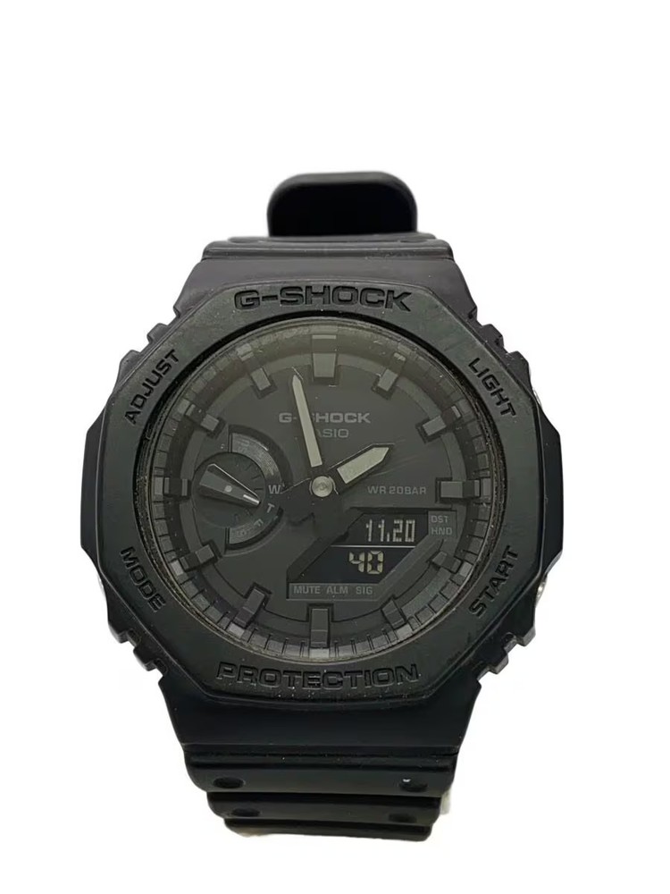 CASIO Watch Digital Analog BLK BLK GA 2100