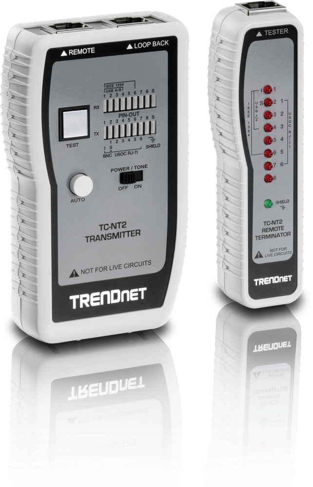 TRENDnet TC-NT2 Network Cable Tester (TP & Coax)