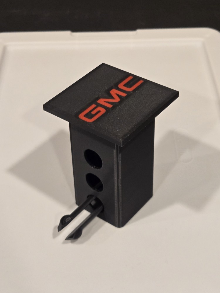 3d Printed PLA GMC 2" Trailer Hitch Cover. great gift.