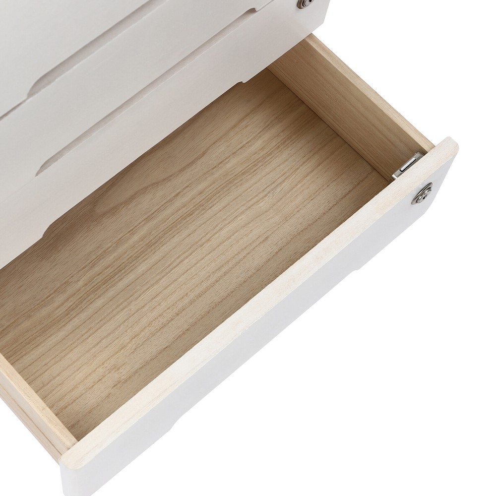 Desktop Storage Box 4-layer with Lockable Drawers Office Supplies File Organizer