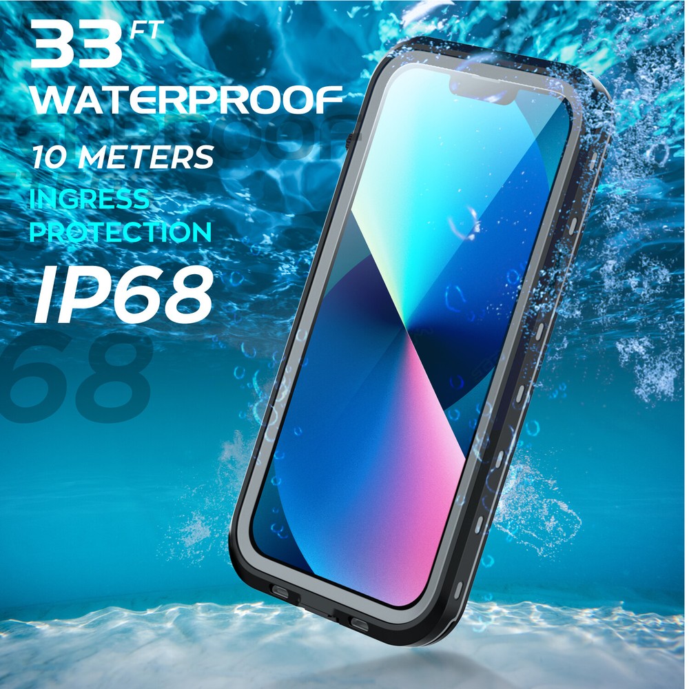 For Apple iPhone 13 | Pro | Pro Max | Mini Waterproof Case with Screen Protector