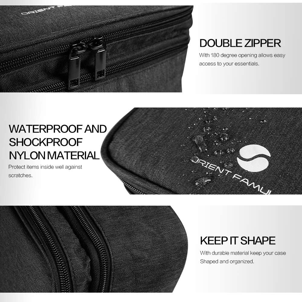 "Ultimate Travel Electronics Organizer: Waterproof, Shockproof, and Spacious Cab