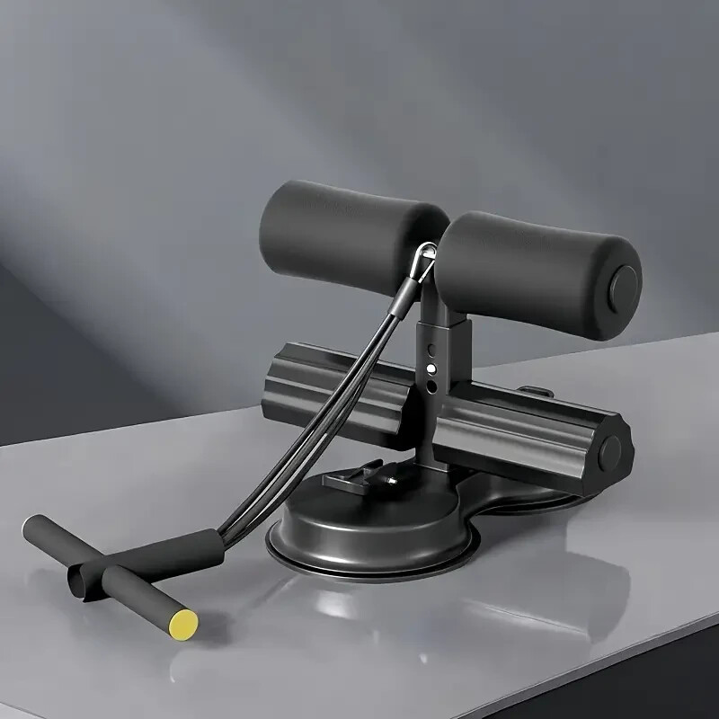 Portable Exercise Adjustable Suction Cup Sit Up Bar Floor Abs Assistant Device