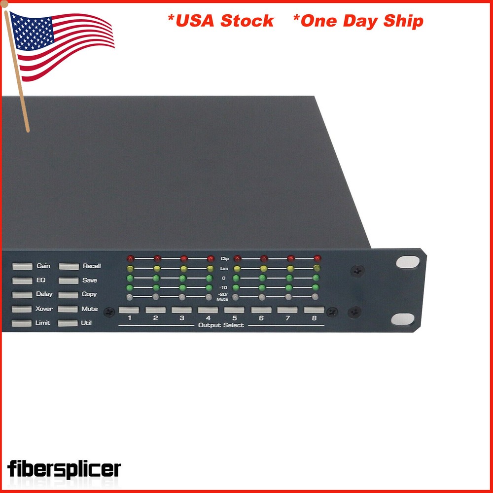 4.8SP 110V Digital DSP Audio Processor Original Software 4 Input 8 Output #USA