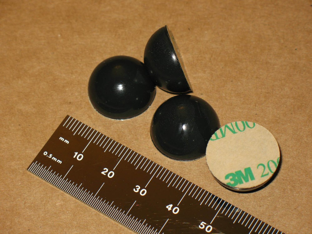 SORBOTHANE HEMISPHERE 3/4" VIBRATION ISOLATION FEET 30D EXTRA SOFT ISO PODS