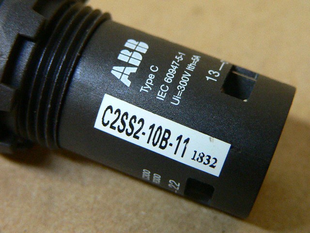Abb C2ss2-10B-11 Black Selector Switch
