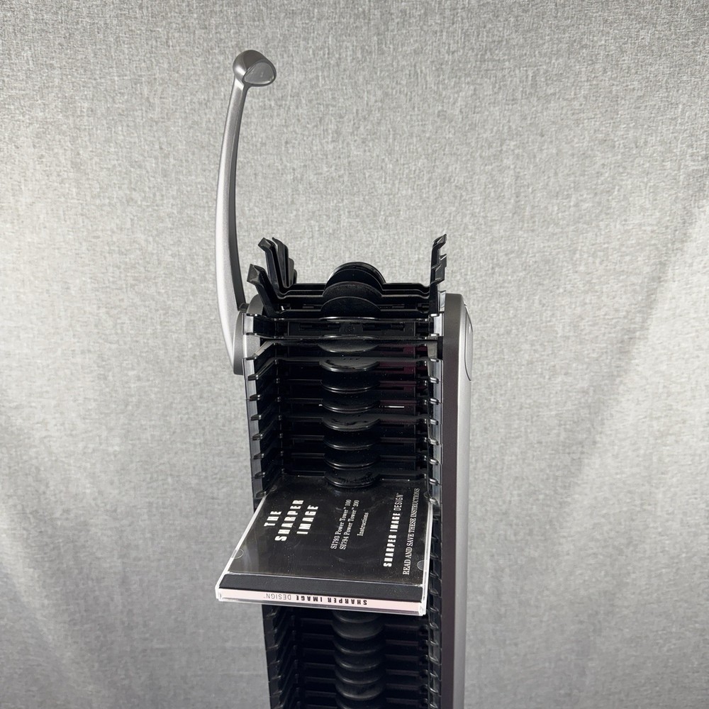 Sharper Image CD Power Tower 100 Motorized Organizer SI793 - Tested