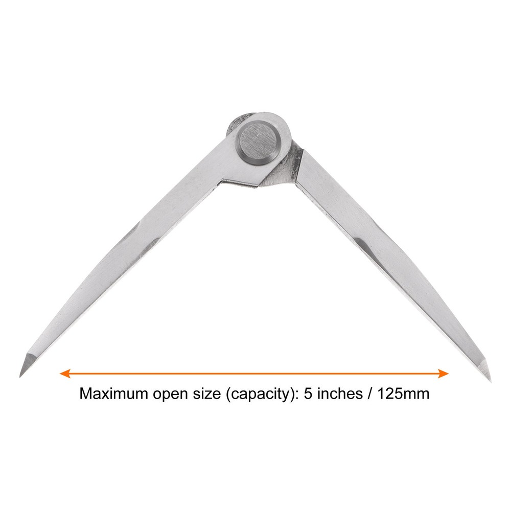 Navigation Divider 5 Inch 125mm Adjustable Straight Pattern Divider Compass