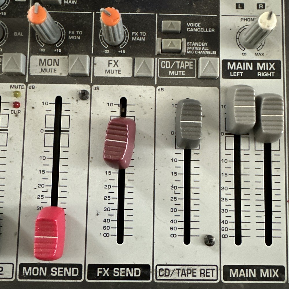 Behringer Xenyx1222FX Mixer. Powers On But Untested