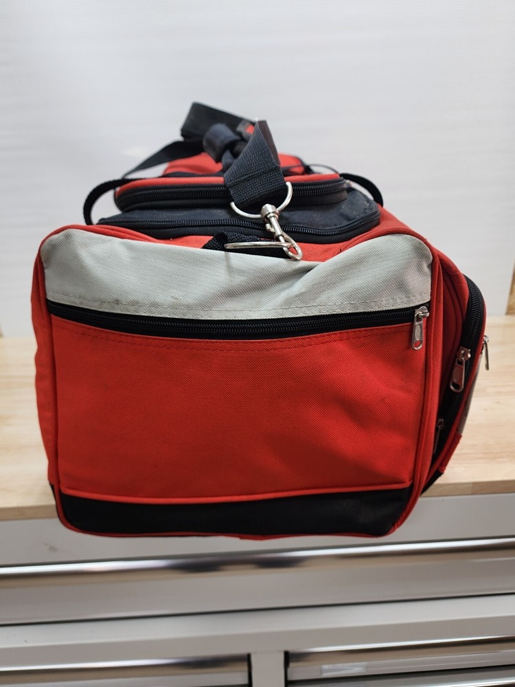 Matco Tools Large Soft Sided Jobsite Cooler Red & Gray 3 Compartments