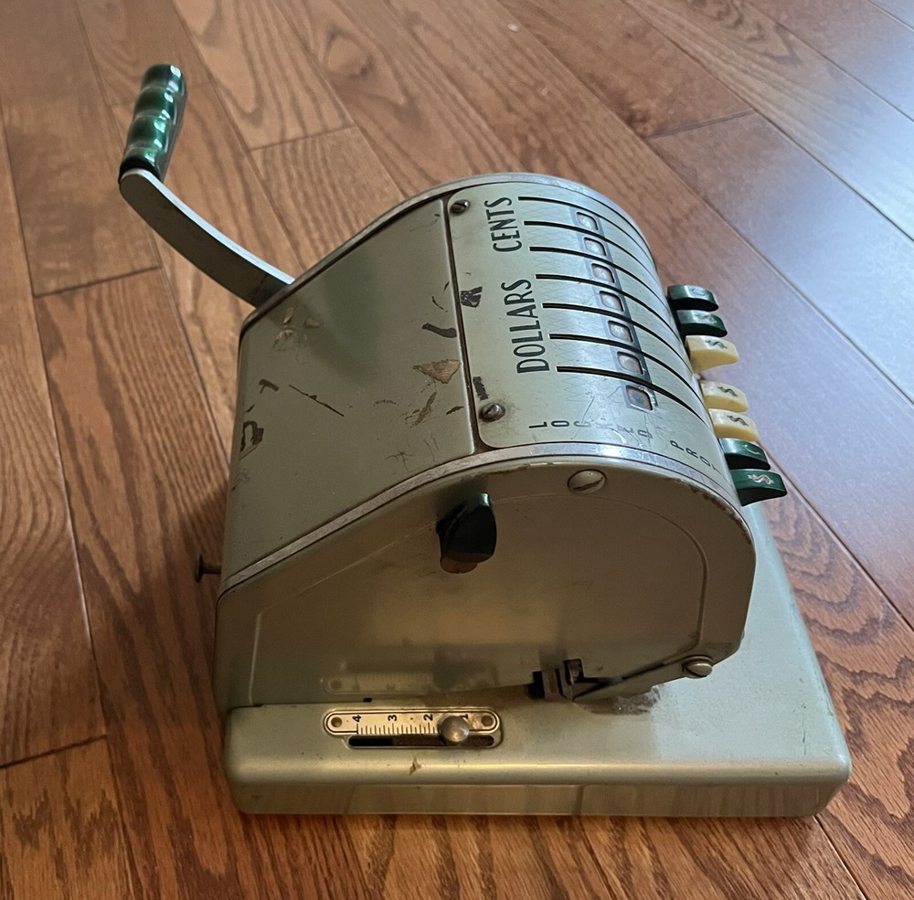 Vintage PAYMASTER X-550 Check Writing Machine