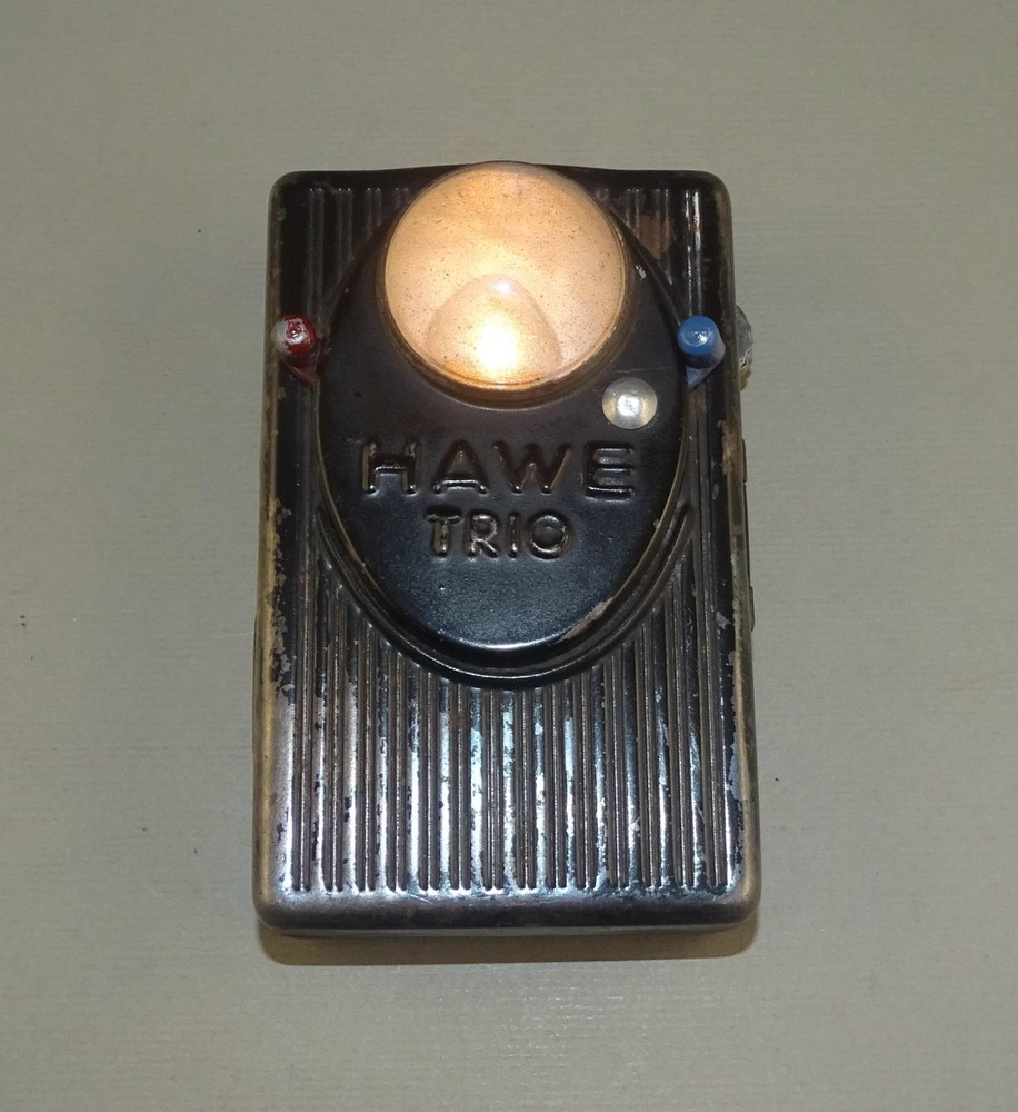WW2 Authentic Germany HAWE Trio Flashlight Torch
