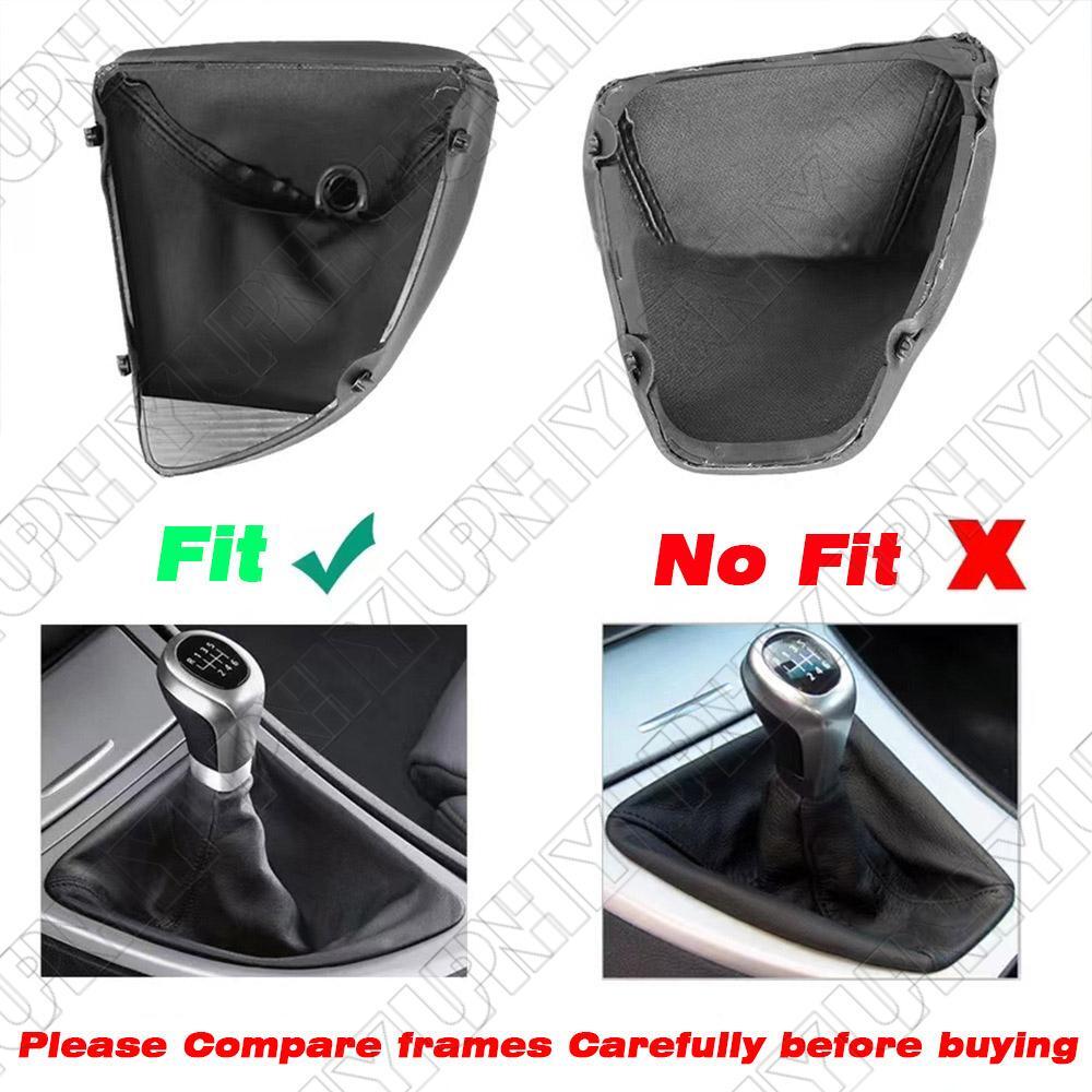 6Speed Shifter Lever Boot Cover For BMW 1 Series E81 E82 E87 E88 Left-hand Drive