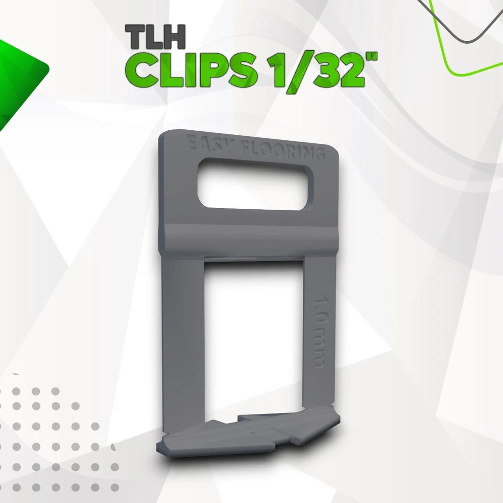 Marble Leveling Clips 1/32" – Medium Height Pieces
