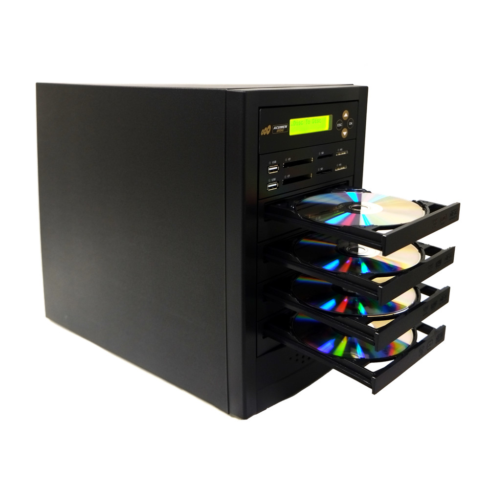 ACUMEN Media Mirror PLUS 1 to 3 Duplicator - Flash (SD CF MS MMC USB) / DVD