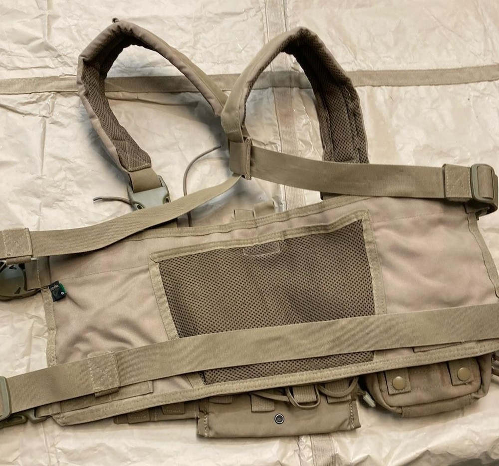 Condor Chest Rig Coyote Brown Tactical Lot Molle Gear Set Missing Pull Tab
