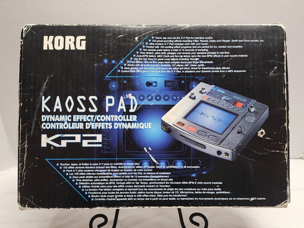 Korg KP2 Kaoss Pad Dynamic Effects Controller Powers up (For Parts)