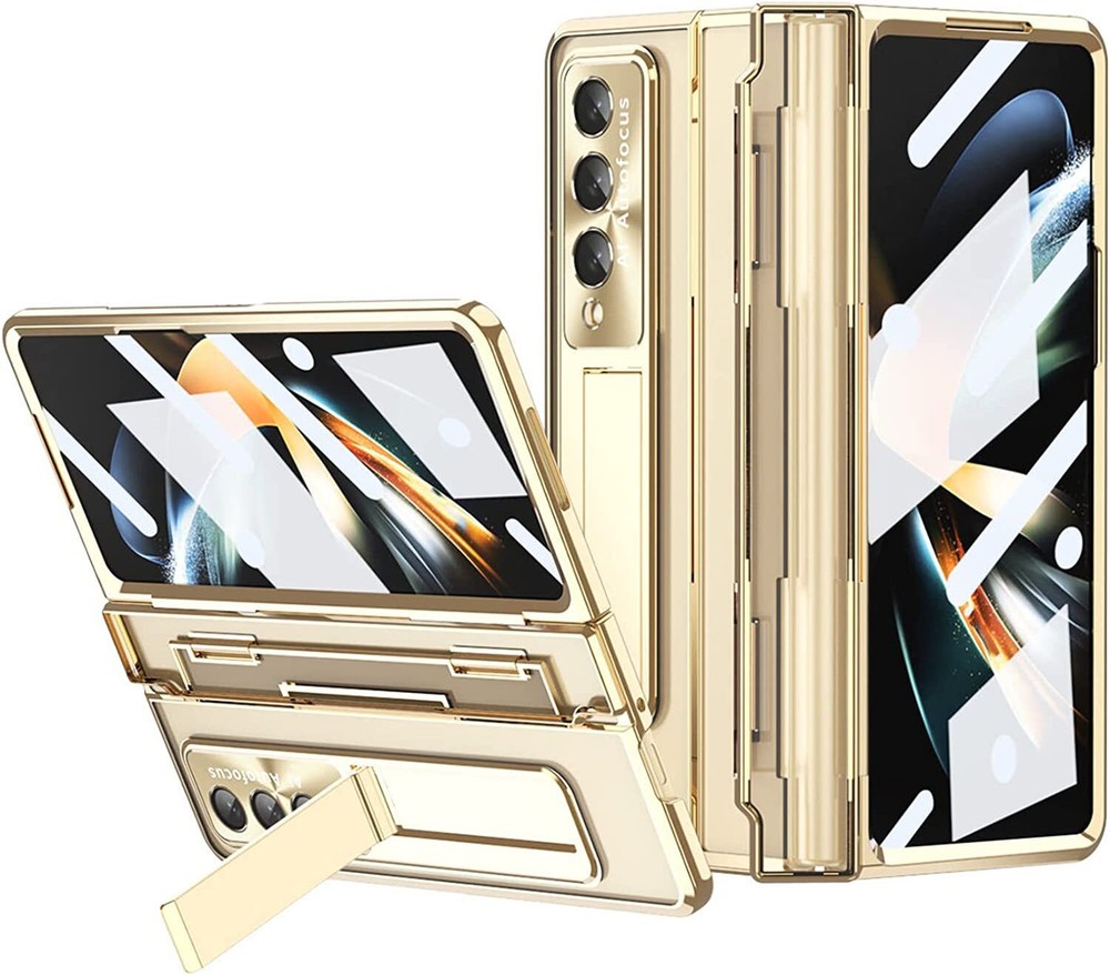 Voochoice Enhanced Version Hinge Folding Case for Samsung Galaxy Z Fold 5/4/3