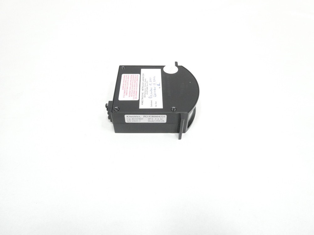 Kinectrics 2500 HL 0-75a Amp Ammeter