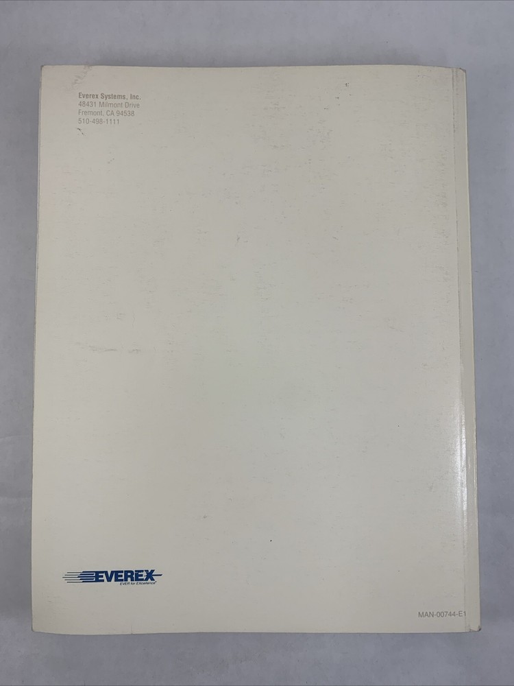 Microsoft Windows 3.0 User's Guide Manual VTG 1990 Everex