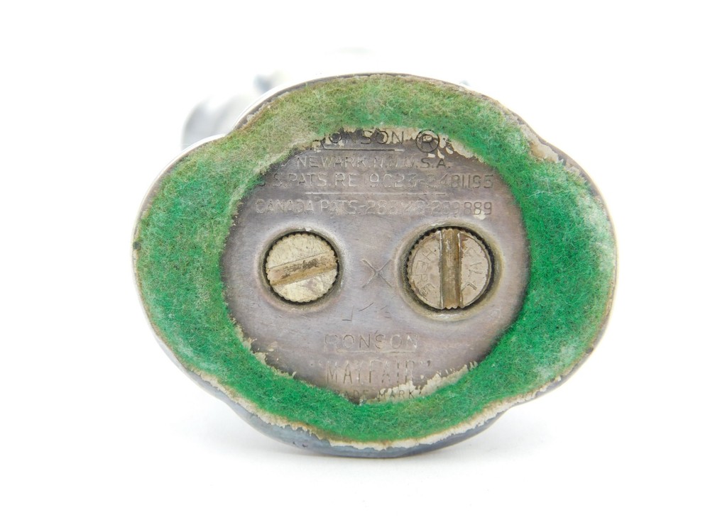 Vintage Silver Plated Ronson "Mayfair" Table Lighter