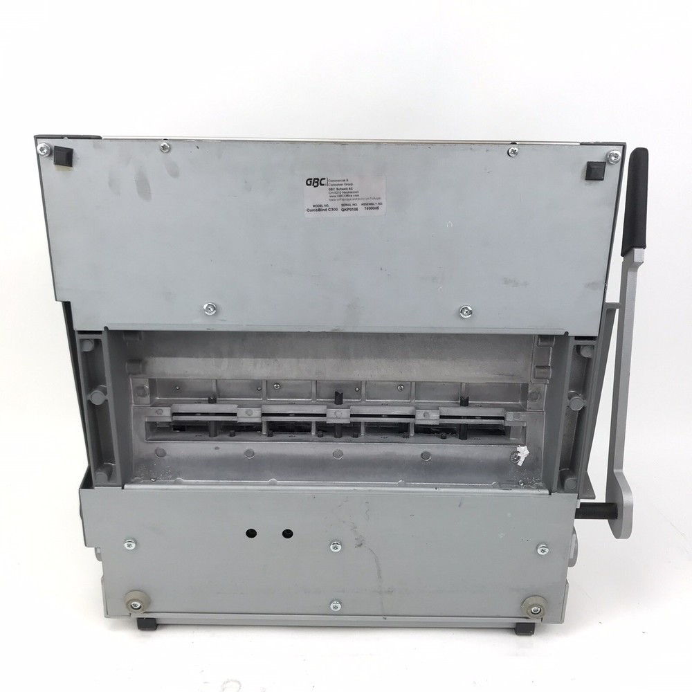 GBC Combbind C300 Binding Machine Used *Missing Bottom Tray*