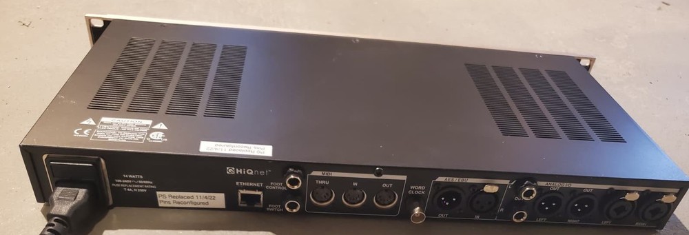 Lexicon PCM 92 Digital Reverb Processor Rack Unit Pro Studio Effects