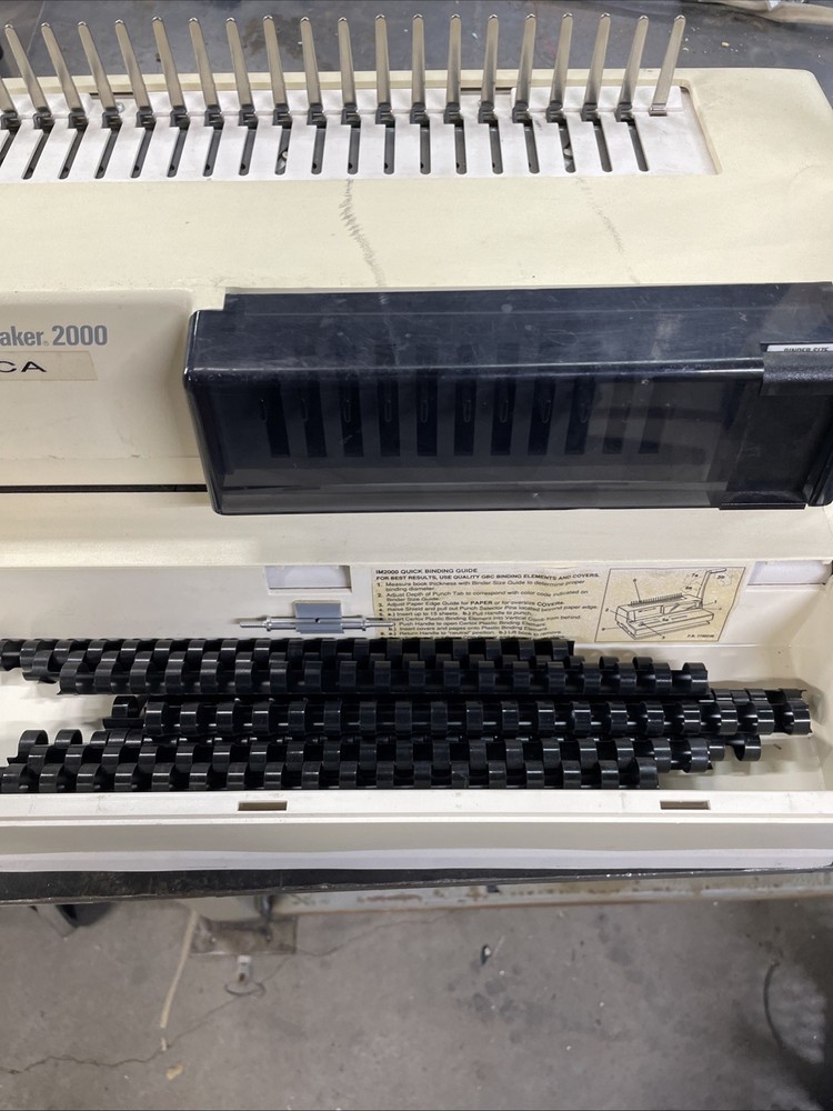 GBC Image Maker 2000 Comb Binding Machine