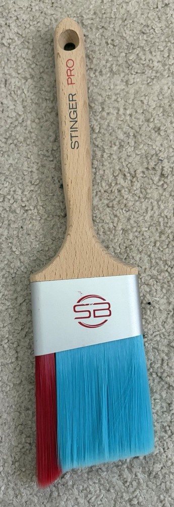 Stinger Red Tip 3 inch - Interior Angle Paint Beaver Tail Brush