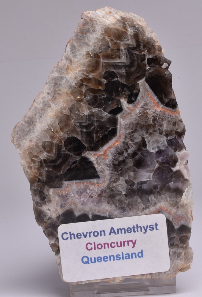 CHEVRON AMETHYST SLAB, AUSTRALIA (P937)